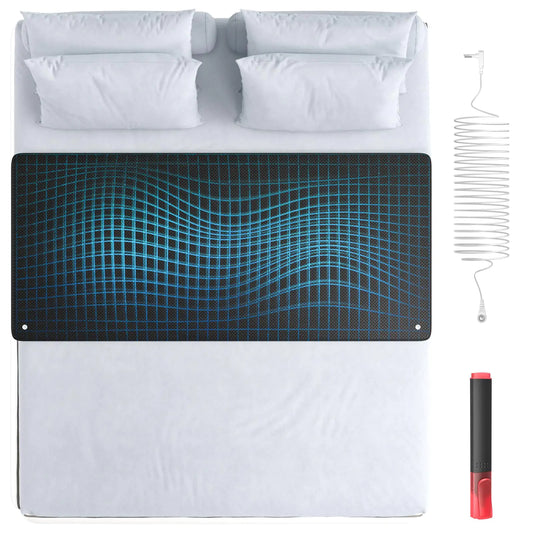 Grounding Mat 27x60 Grounding Mat for Bed Enjoy The Grounding Effect Indoors for Better Sleep Pain and Stress Relief Grounding Pad Set Comes with Grounding Cord - Reconnect to Nature with Our Grounding Sheets